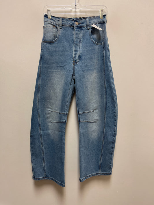 Jeans Wide Leg By Clothes Mentor In Blue Denim, Size: S