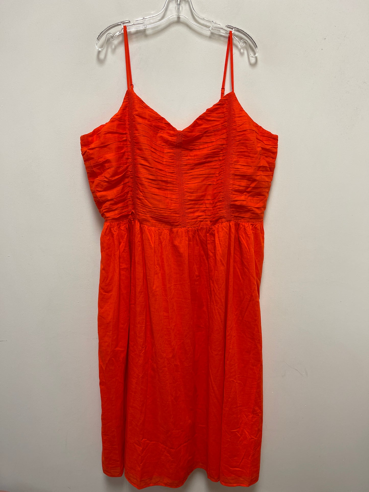 Dress Casual Maxi By Cmc In Orange, Size: 3x