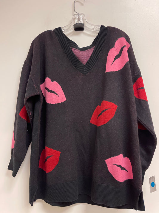 Sweater By Clothes Mentor In Black, Size: 1x