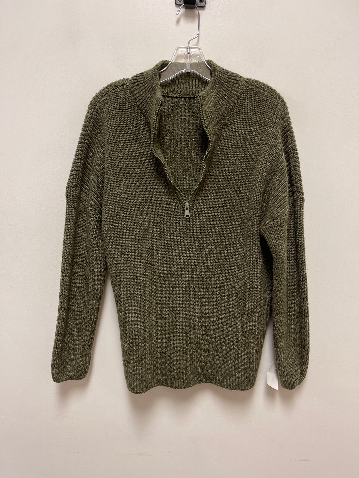 Sweater By Clothes Mentor In Green, Size: L