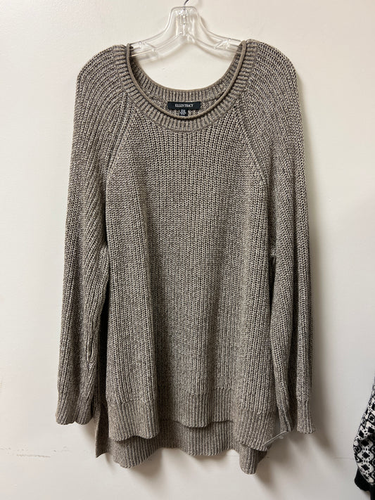 Sweater By Ellen Tracy In Tan, Size: 2x