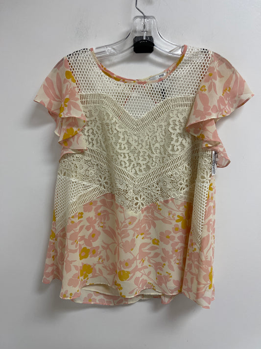 Top Short Sleeve By Hd In Paris In Floral Print, Size: Xs