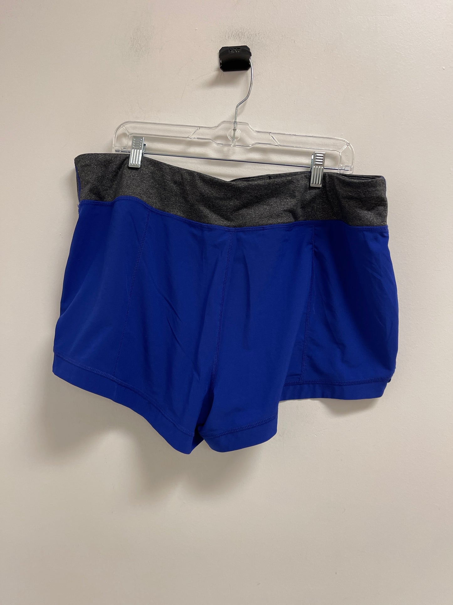 Athletic Shorts By Avia In Blue, Size: 2x