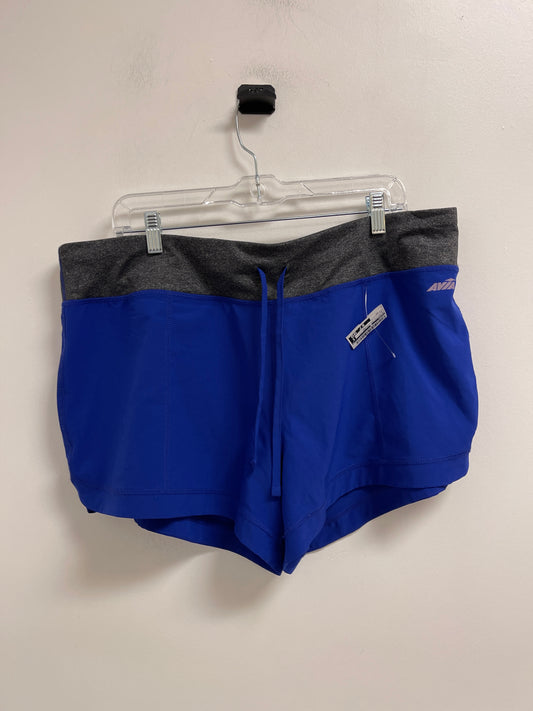 Athletic Shorts By Avia In Blue, Size: 2x