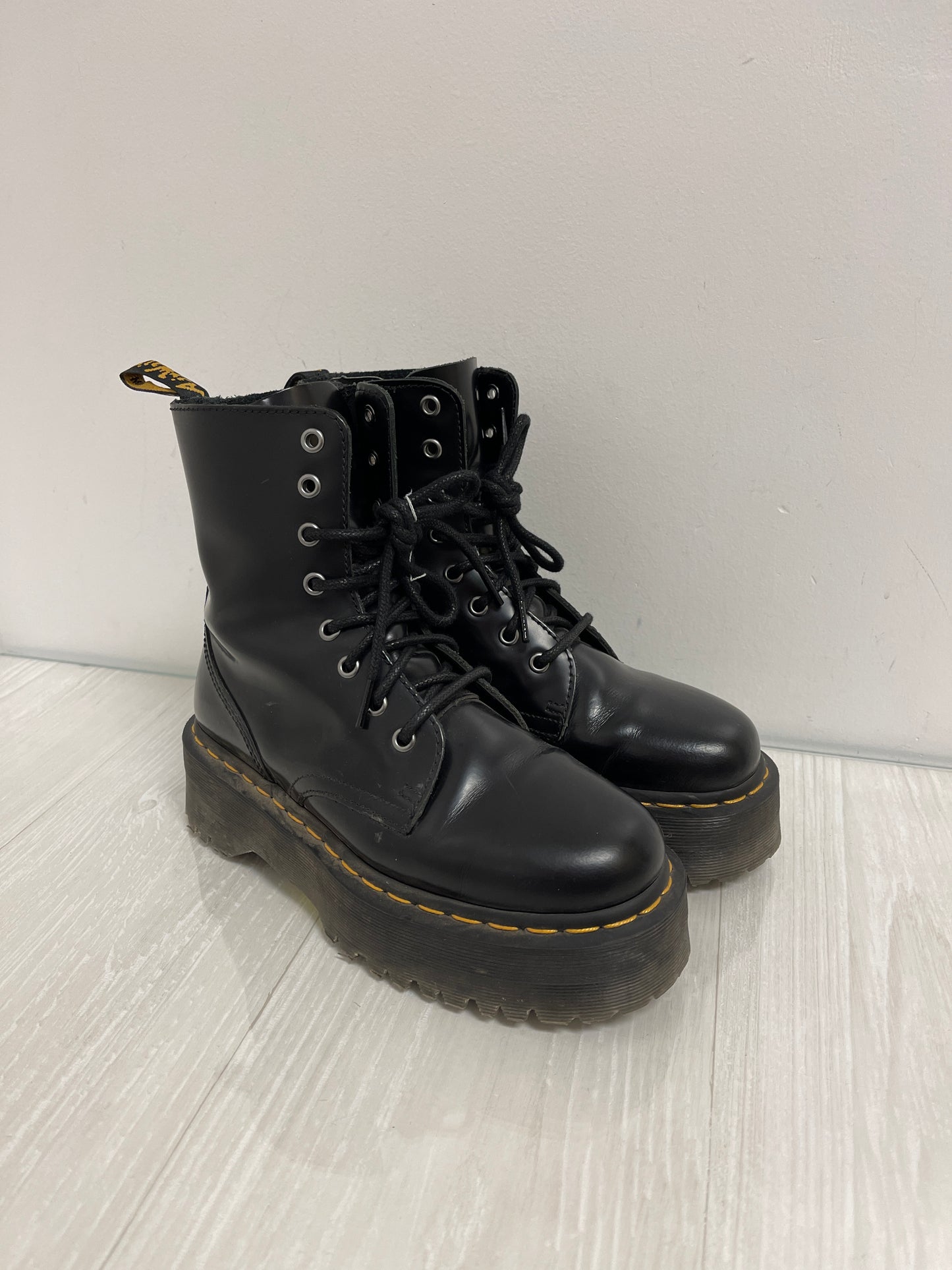 Boots Combat By Dr Martens In Black, Size: 6