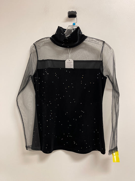 Top Long Sleeve By Clothes Mentor In Black, Size: S