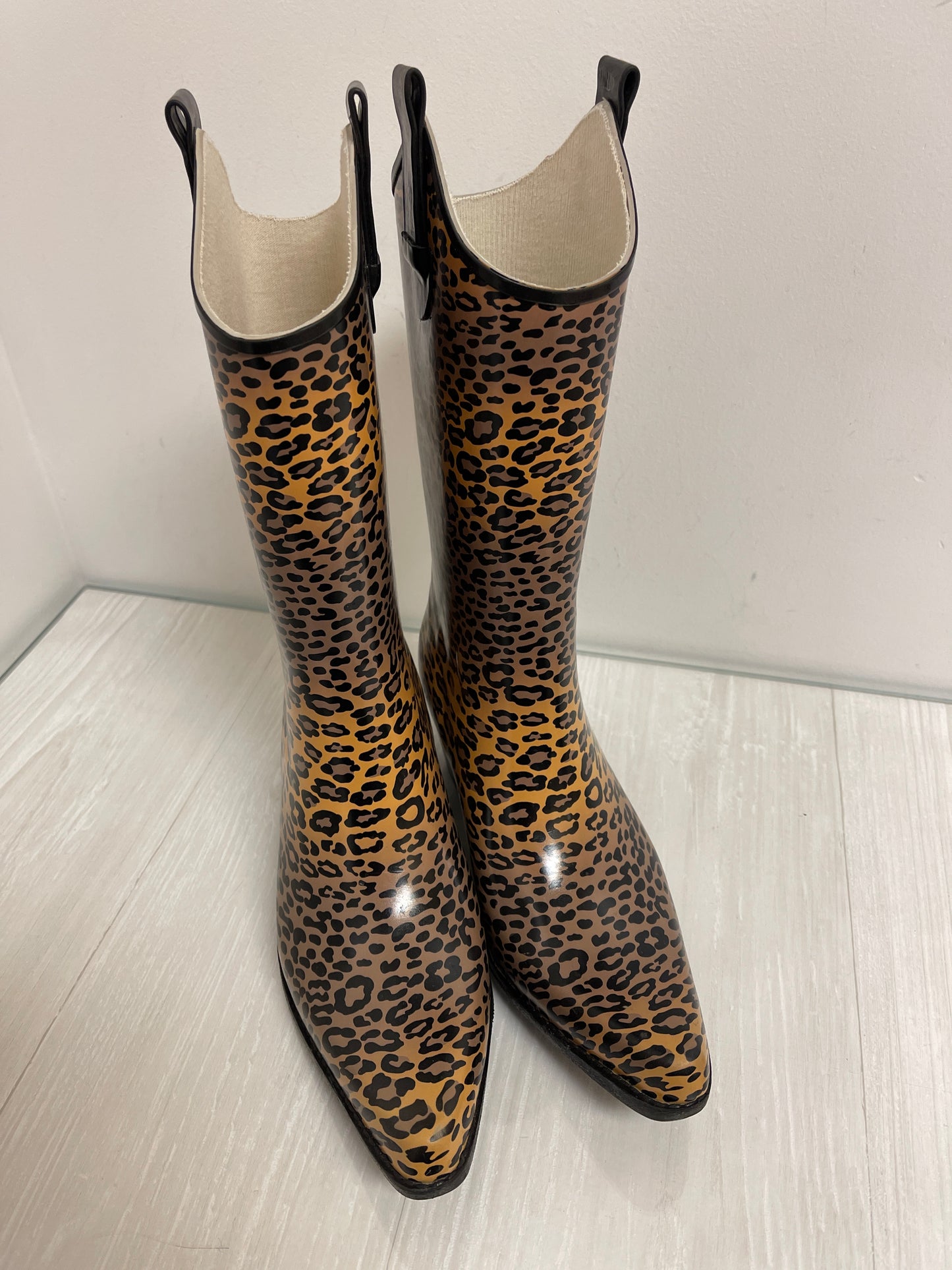 Boots Rain By Corkys In Animal Print, Size: 7