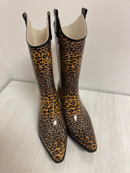 Boots Rain By Corkys In Animal Print, Size: 7