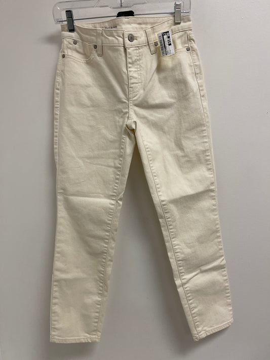 Jeans Skinny By Talbots In Cream, Size: 4