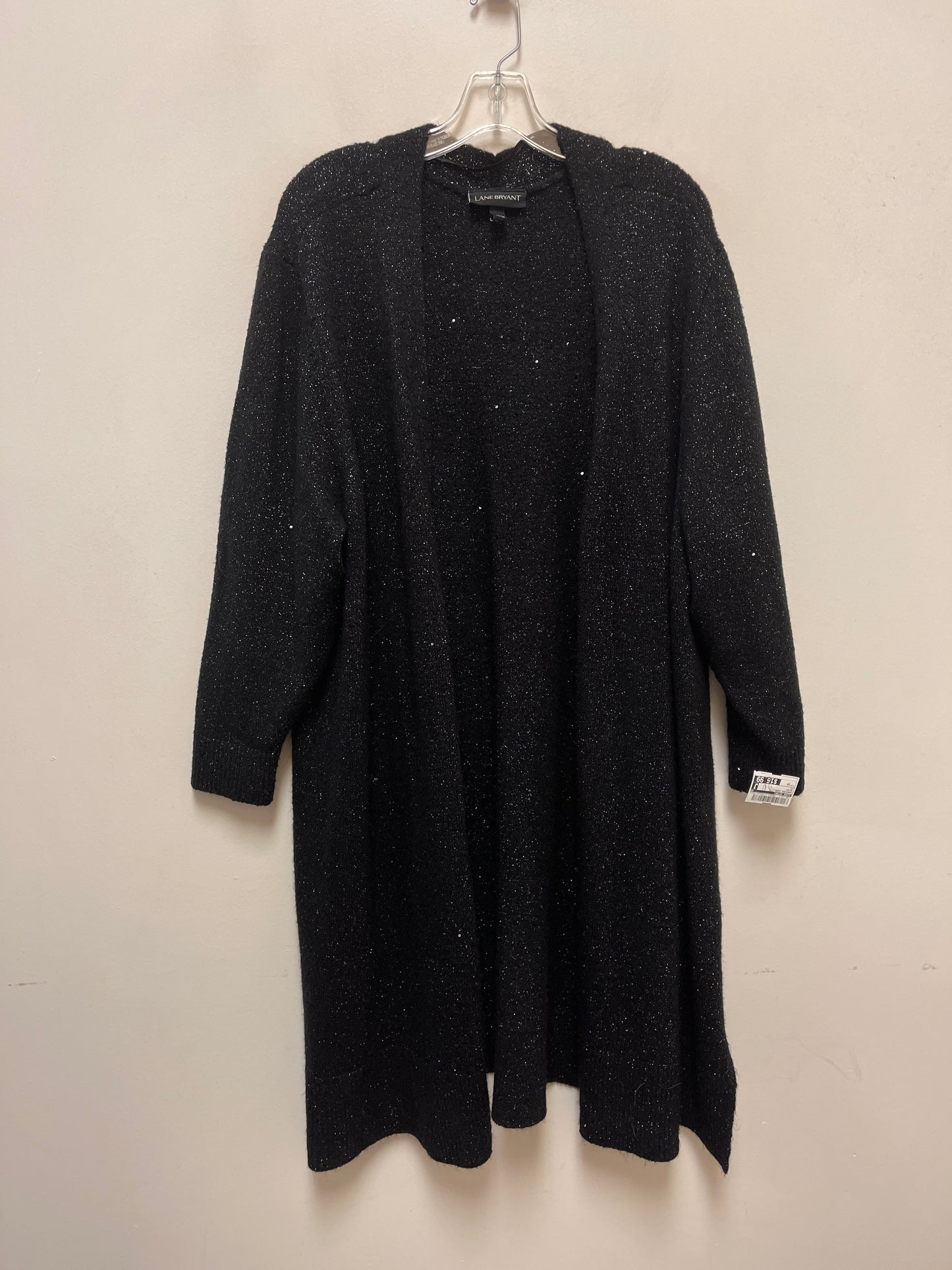 Sweater Cardigan By Lane Bryant In Black, Size: 3x