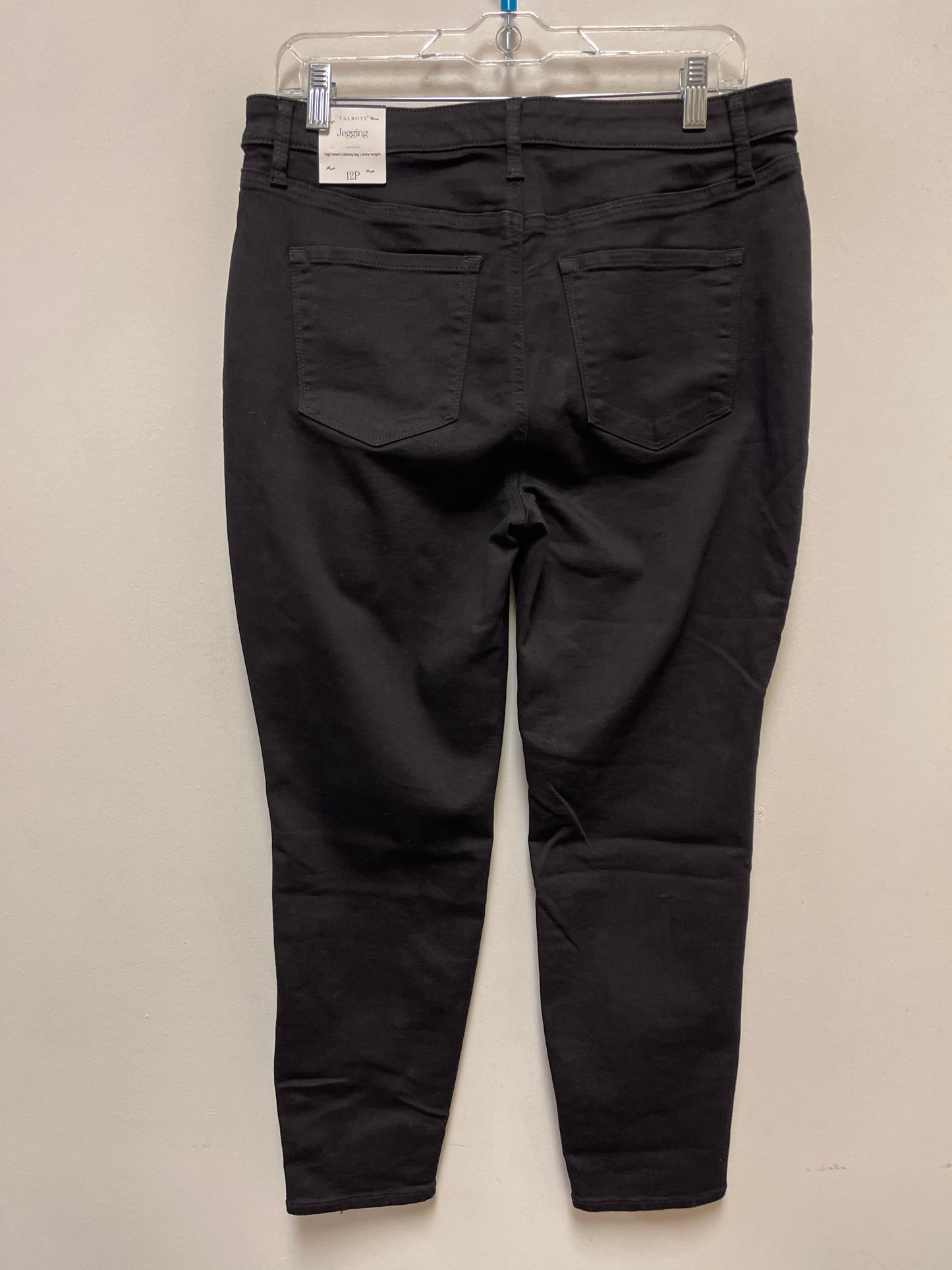 Jeans Skinny By Talbots In Black, Size: 12