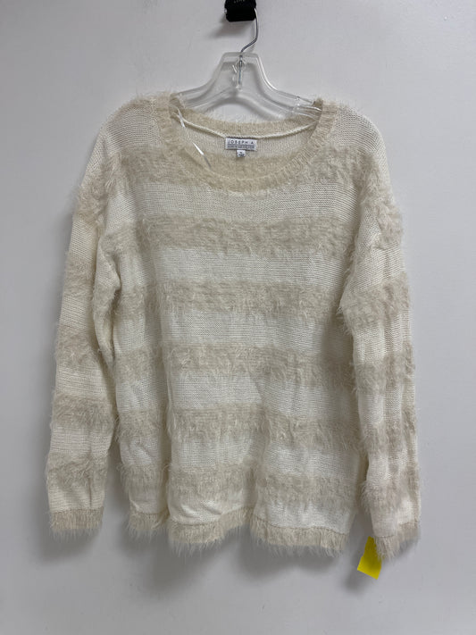 Sweater By Joseph A. In Cream, Size: Xl