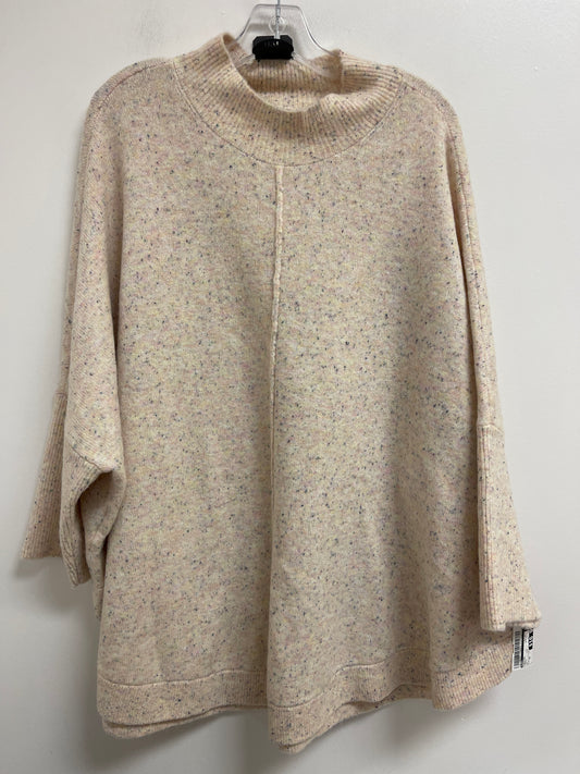 Sweater By Loft In Cream, Size: 2x