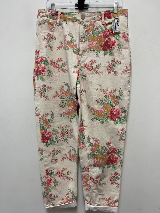 Pants Wide Leg By Bdg In Floral Print, Size: 14