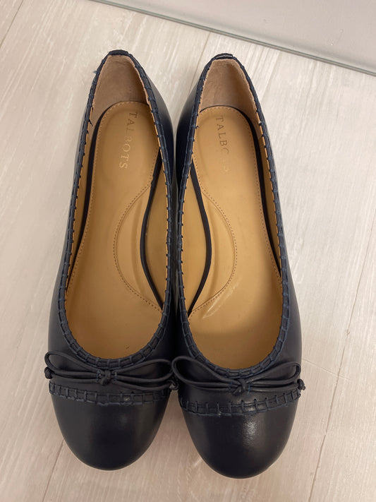 Shoes Flats By Talbots In Navy, Size: 9