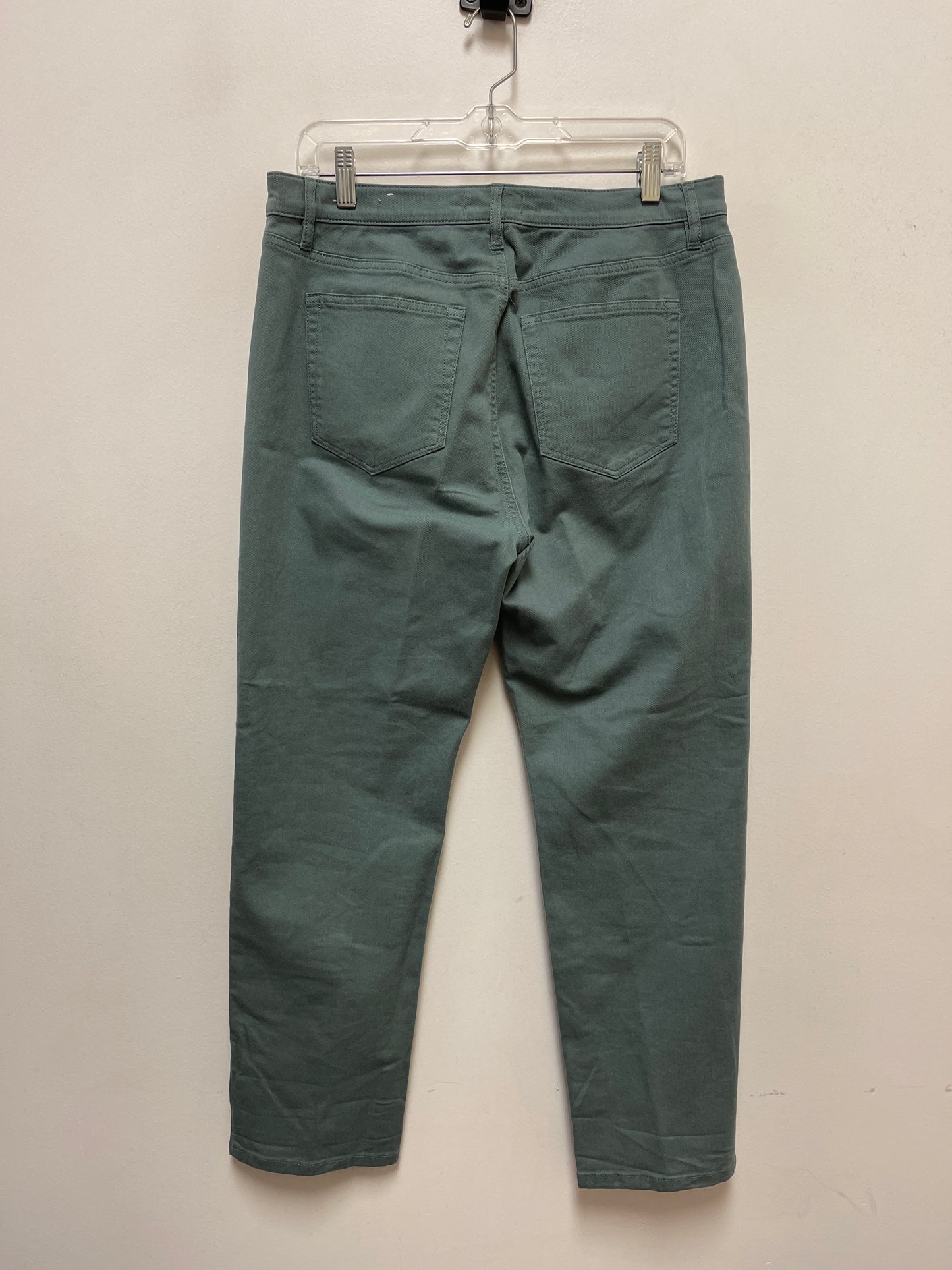 Jeans Straight By Loft In Green, Size: 12