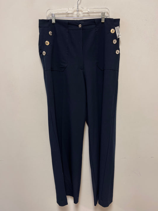 Pants Wide Leg By Tommy Hilfiger In Navy, Size: 16