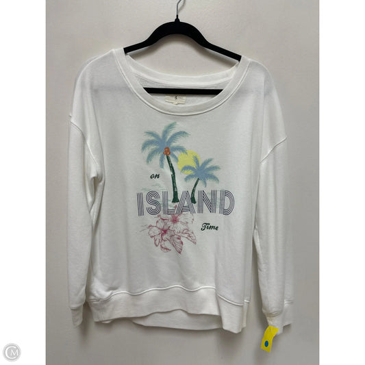 Sweater By Loft In White, Size: S