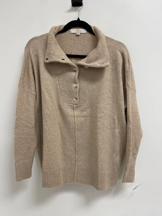 Sweater By Loft In Tan, Size: Xs