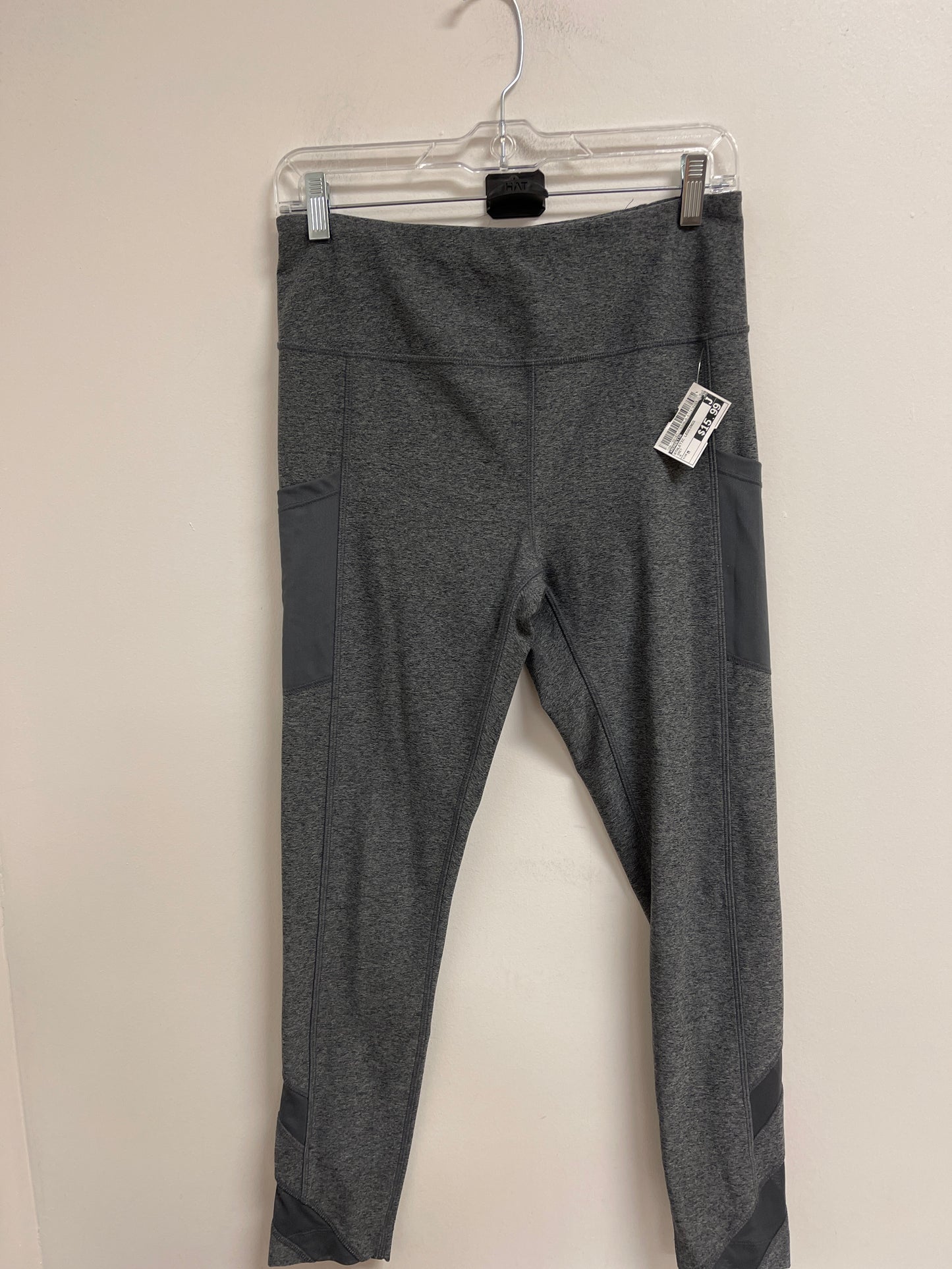 Athletic Leggings By Mondetta In Grey, Size: M