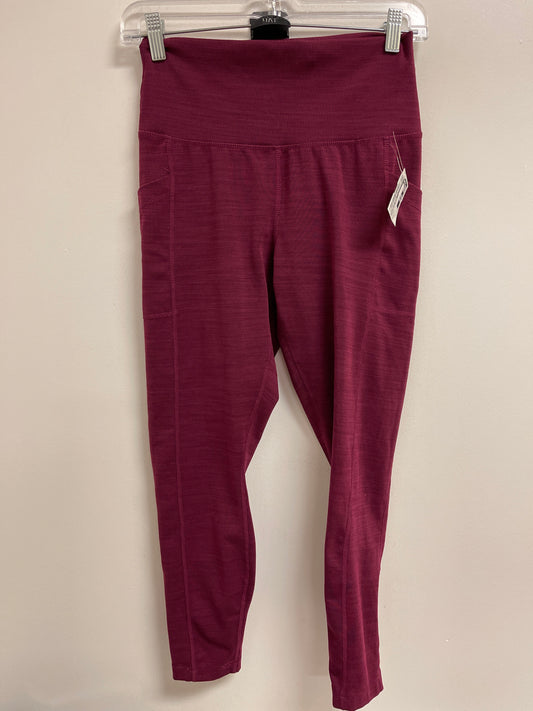 Athletic Leggings By Members Mark In Purple, Size: L