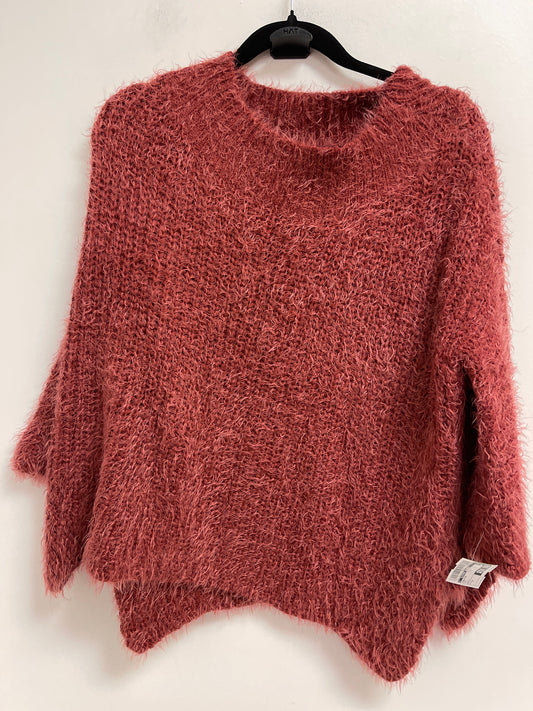 Sweater By Clothes Mentor In Red, Size: M