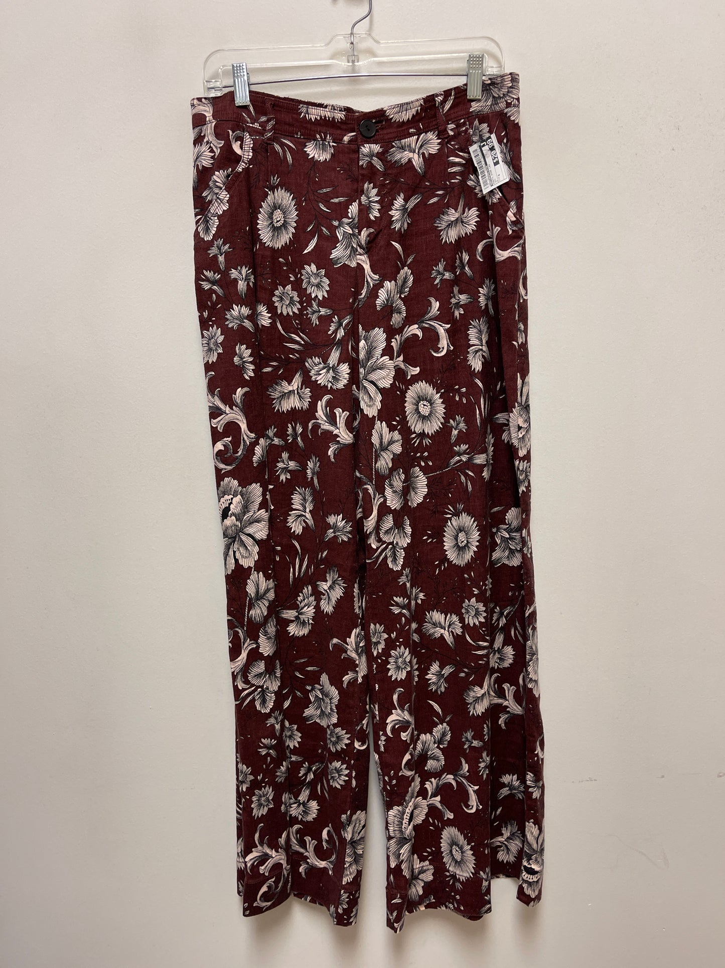 Pants Wide Leg By Anthropologie In Red, Size: 8