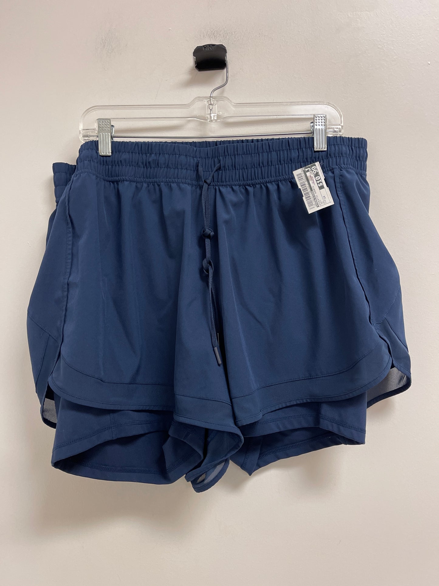 Athletic Shorts By Yogalicious In Navy, Size: 2x