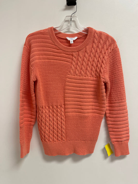 Sweater By Time And Tru In Orange, Size: S