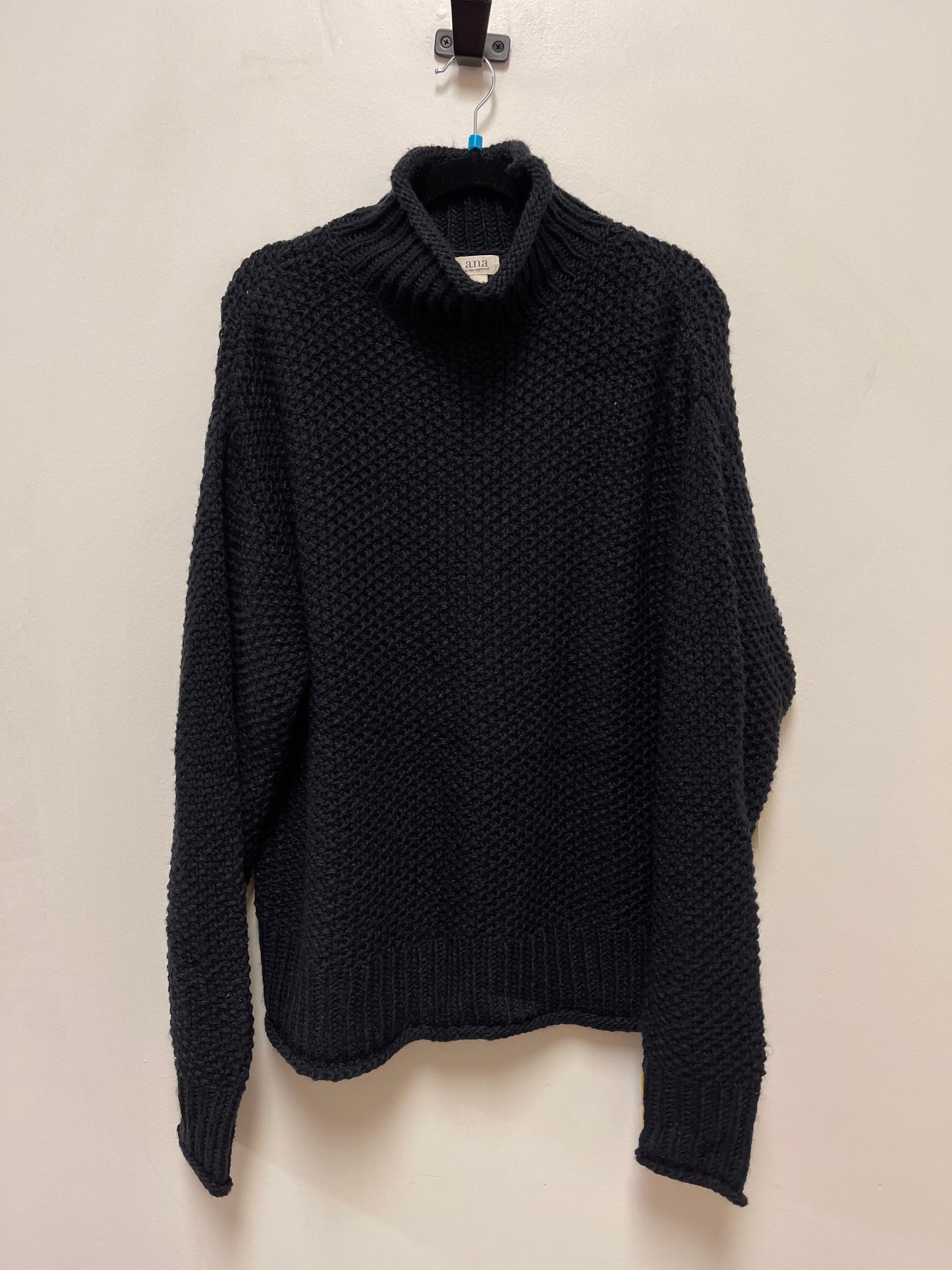 Sweater By Ana In Black, Size: L