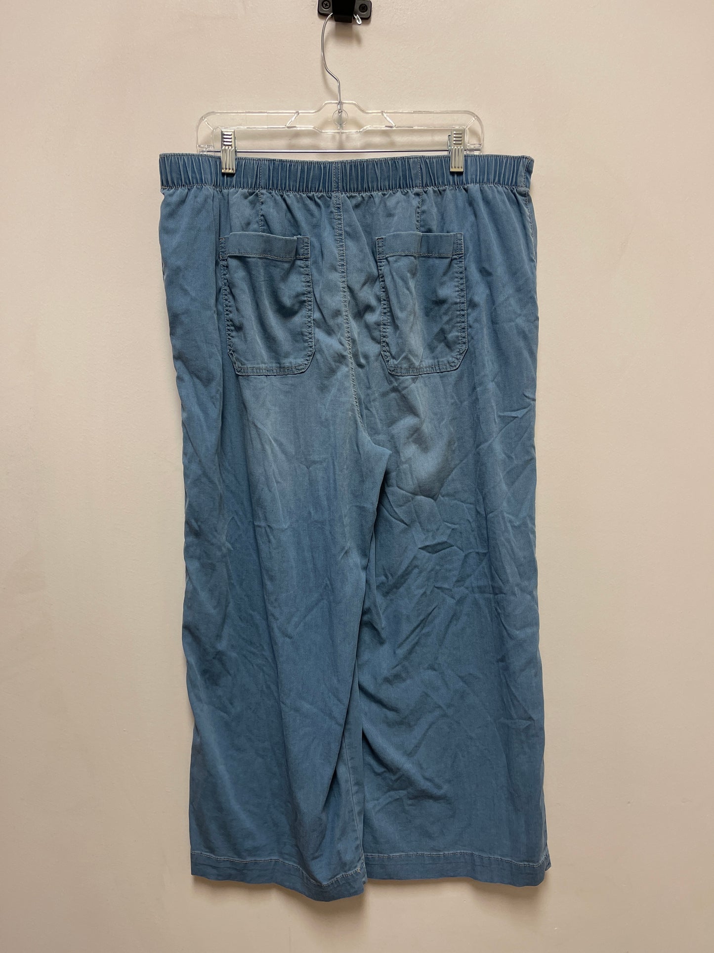 Pants Wide Leg By Gloria Vanderbilt In Blue, Size: 18