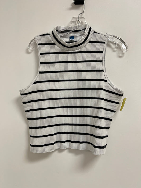 Top Sleeveless By Old Navy In White, Size: Xl