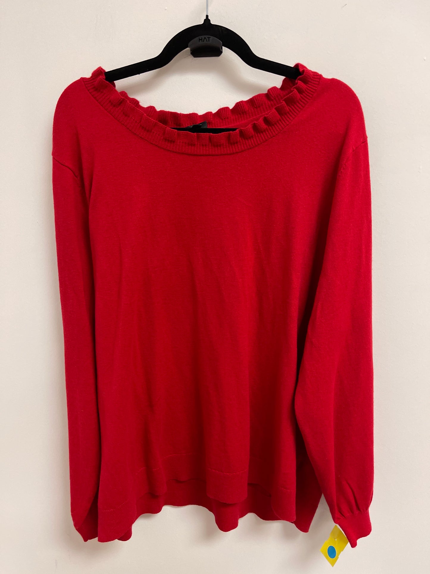 Sweater By Talbots In Red, Size: 3x