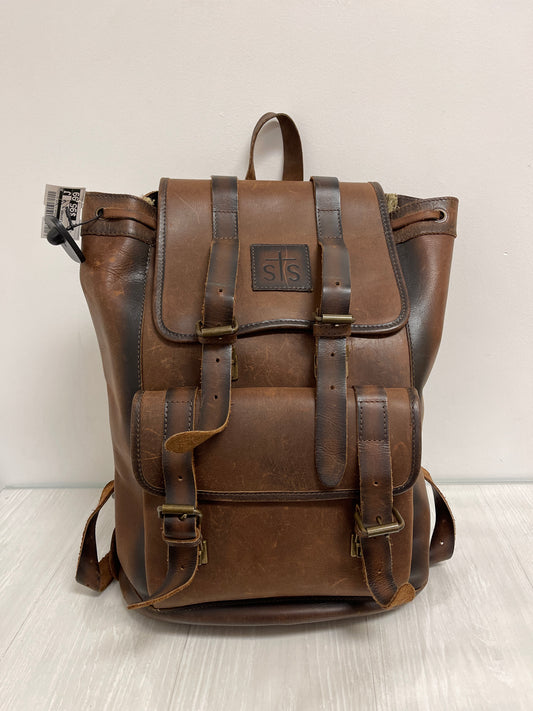 Backpack Leather By Cmb, Size: Large