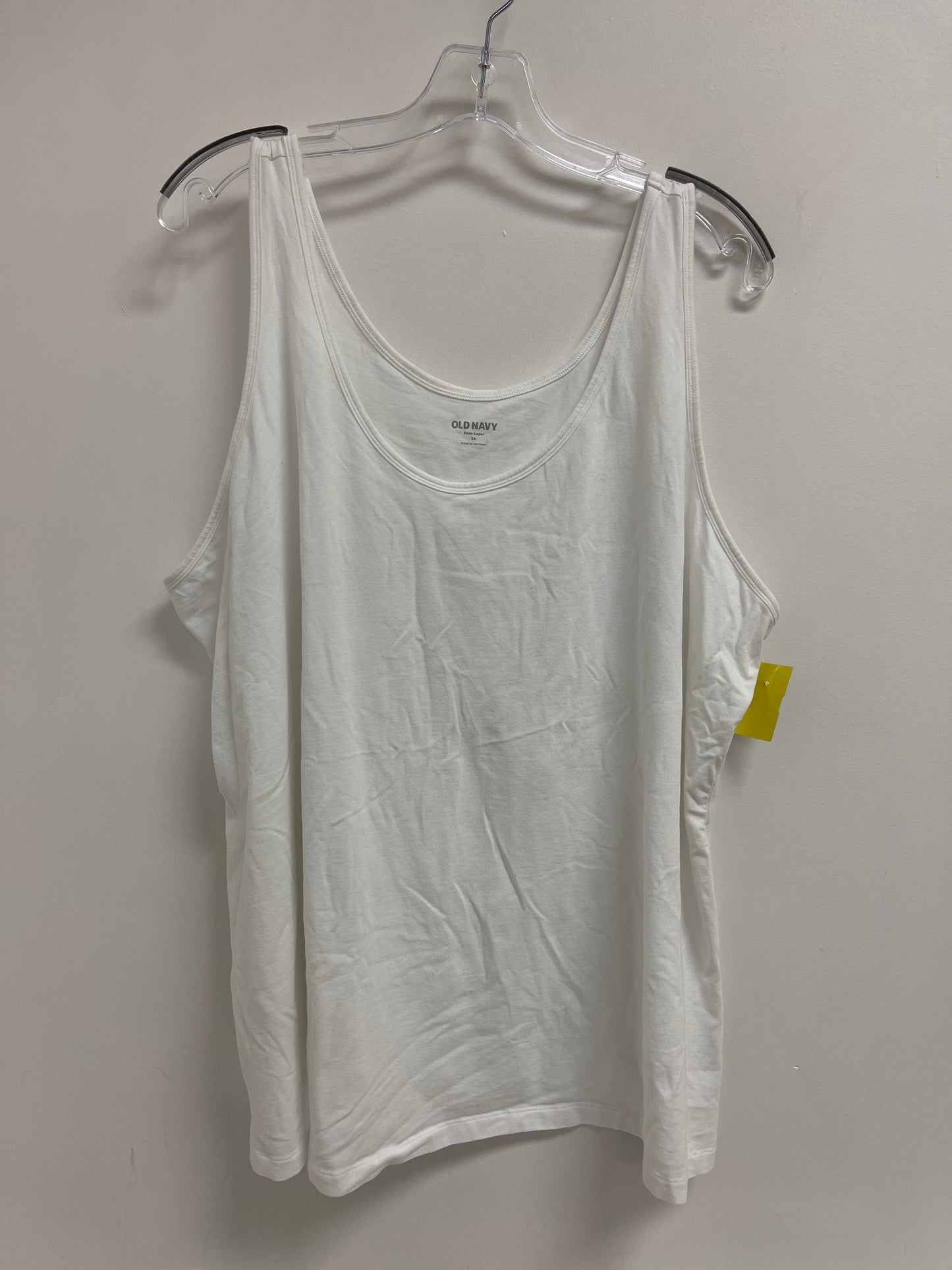 Tank Top By Old Navy In White, Size: 3x