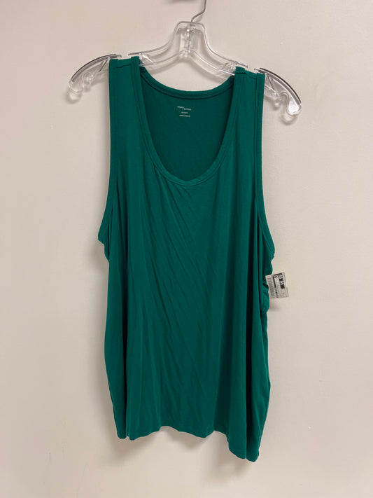 Top Sleeveless By Daily Ritual In Green, Size: Xl