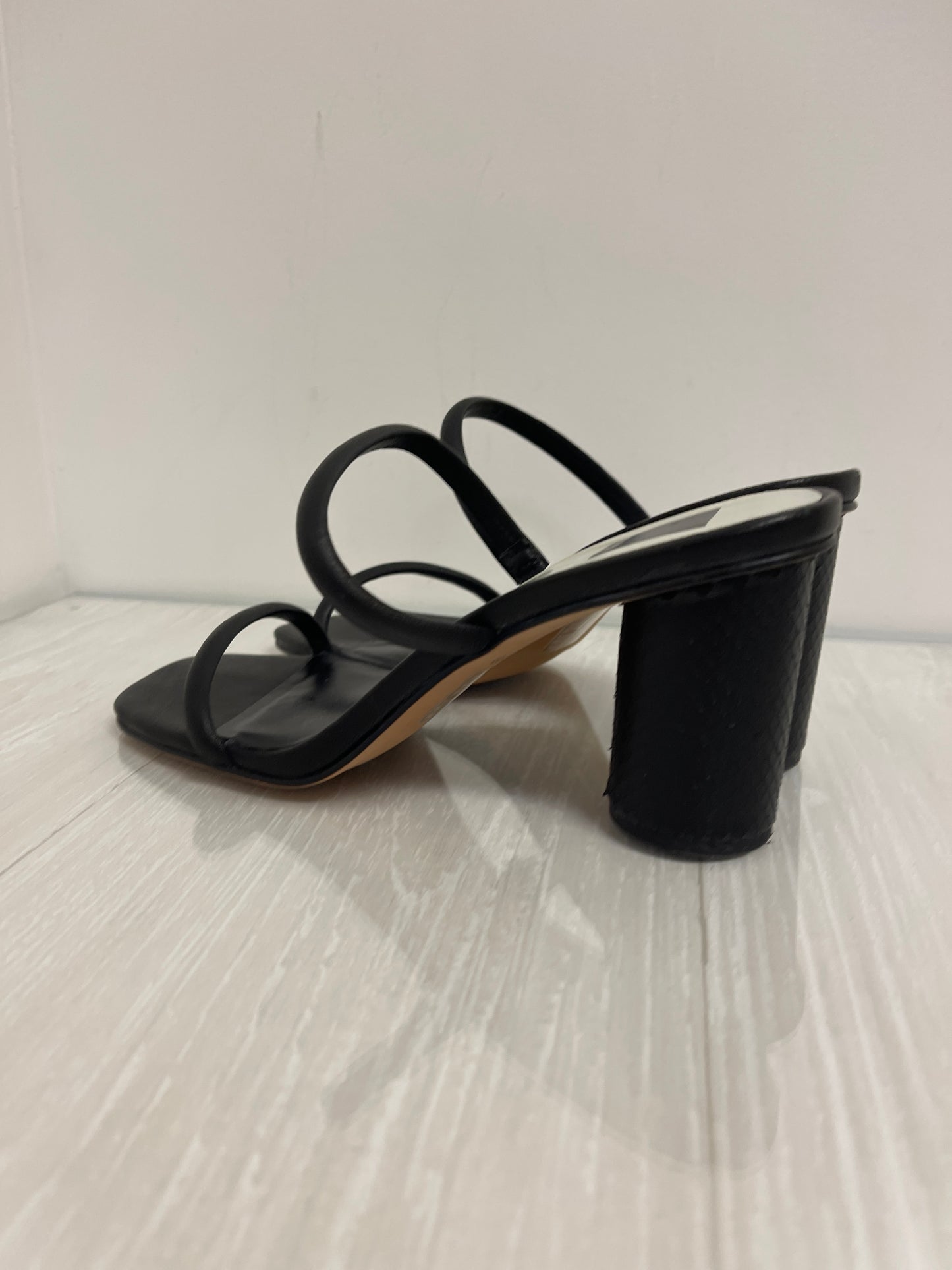 Sandals Heels Block By Dolce Vita In Black, Size: 8.5