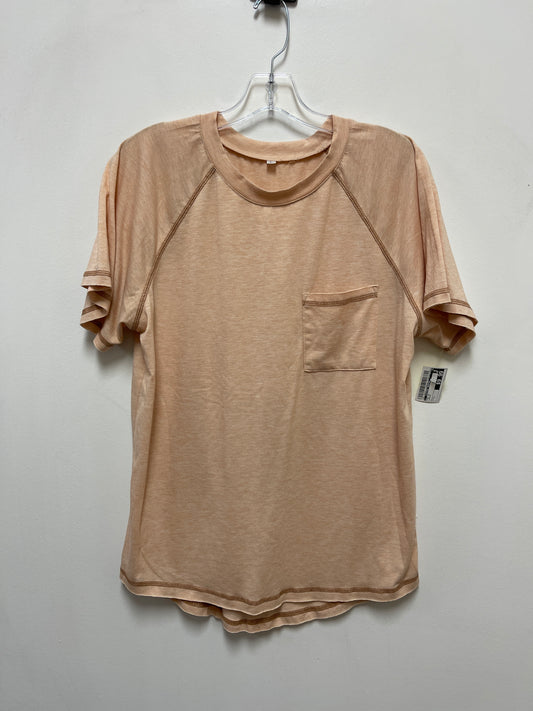 Top Short Sleeve By Clothes Mentor In Orange, Size: L