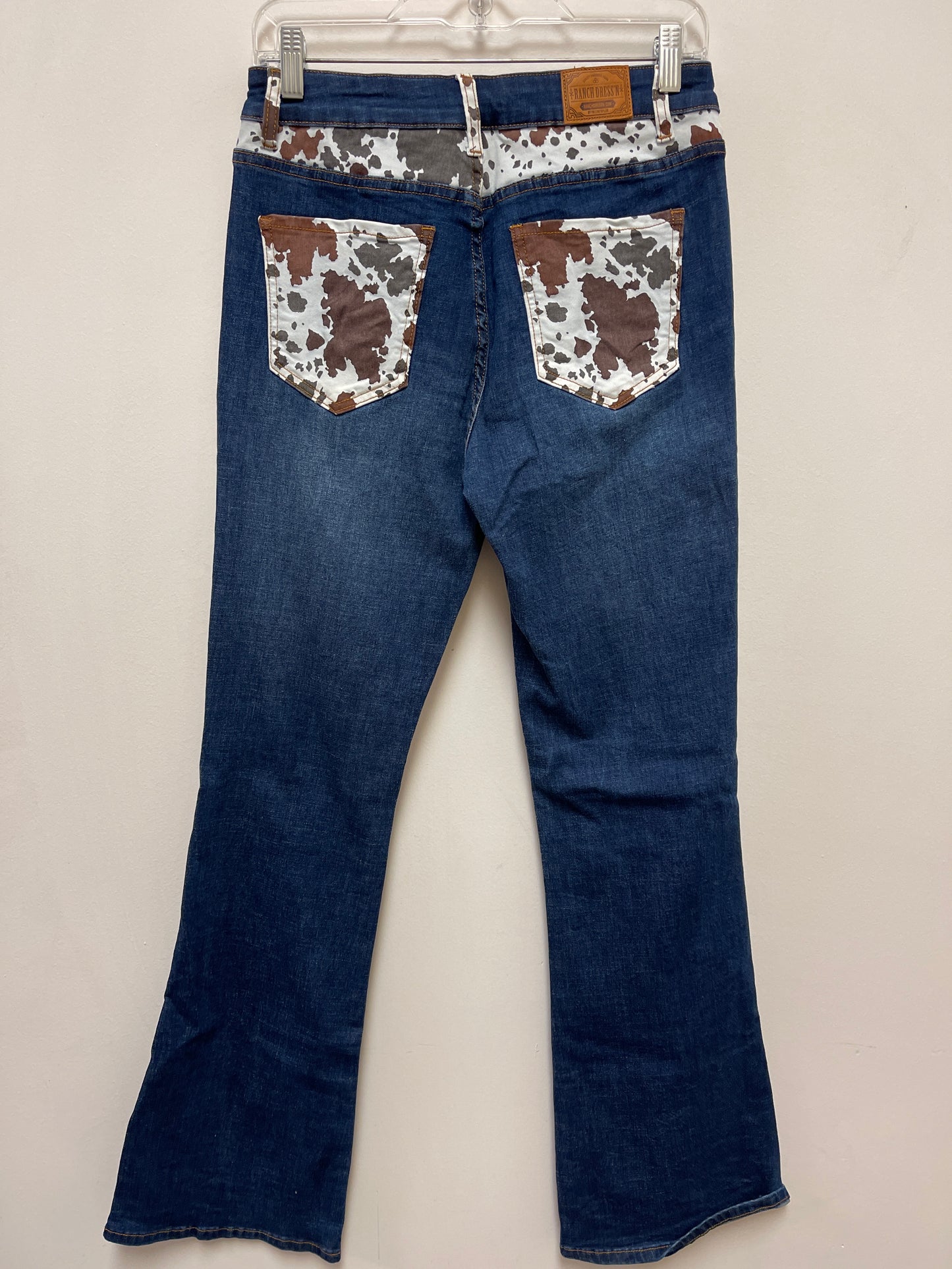 Jeans Flared By Clothes Mentor In Blue Denim, Size: 8