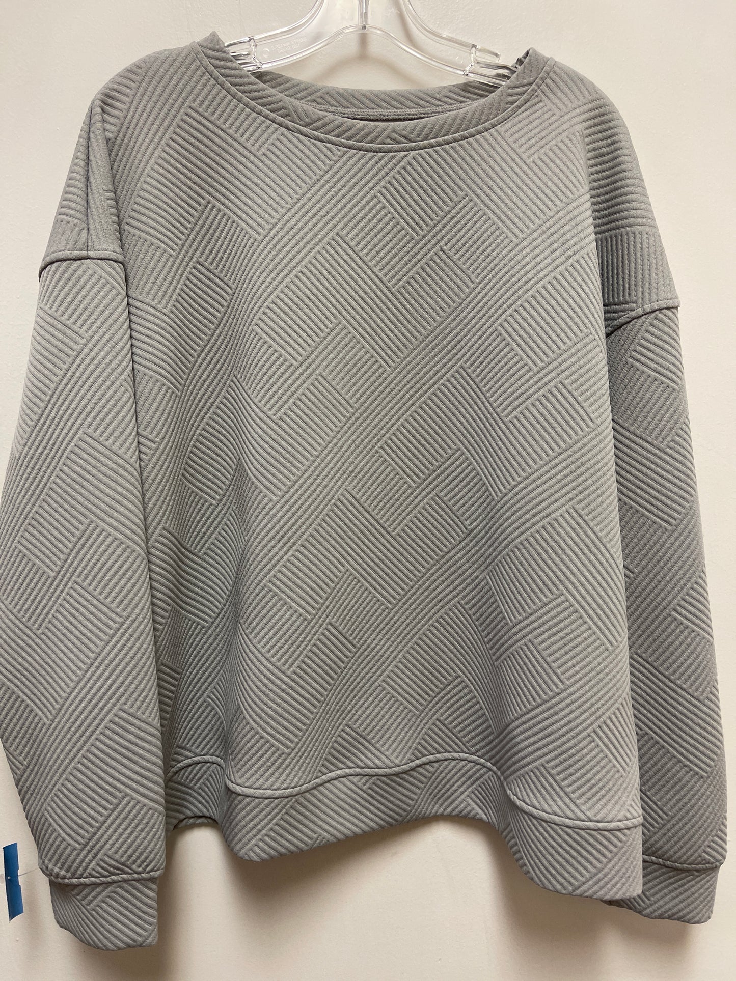 Sweater By Clothes Mentor In Grey, Size: Xl