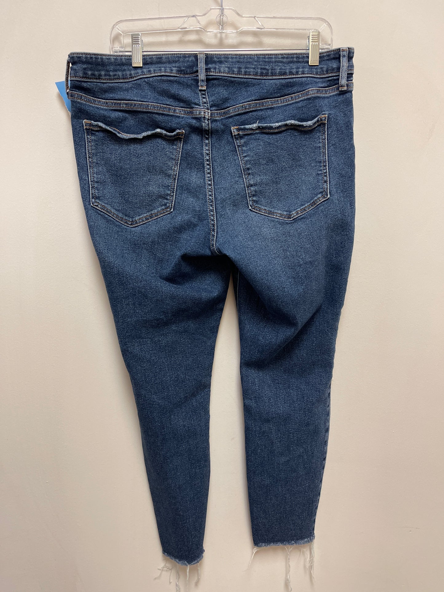 Jeans Skinny By Old Navy In Blue Denim, Size: 14