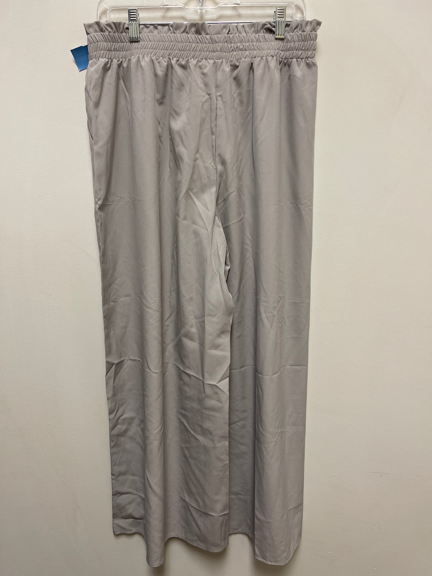 Pants Wide Leg By Clothes Mentor In Grey, Size: Xl