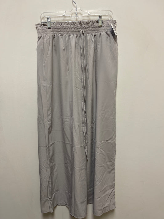 Pants Wide Leg By Clothes Mentor In Grey, Size: Xl