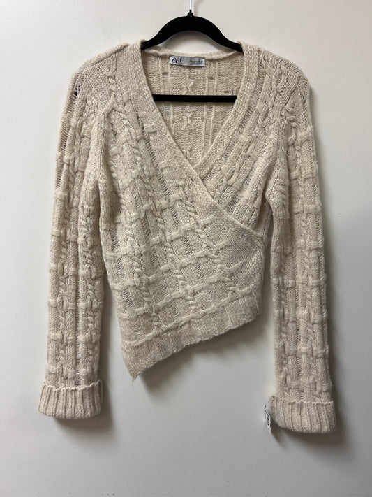 Sweater By Zara In Cream, Size: L