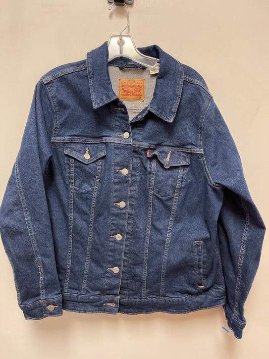 Jacket Denim By Levis In Blue Denim, Size: 2x