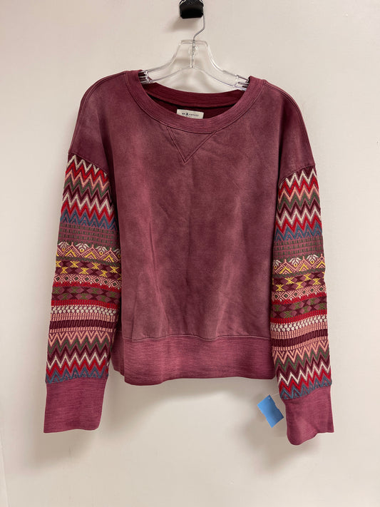 Sweater By Clothes Mentor In Red, Size: L