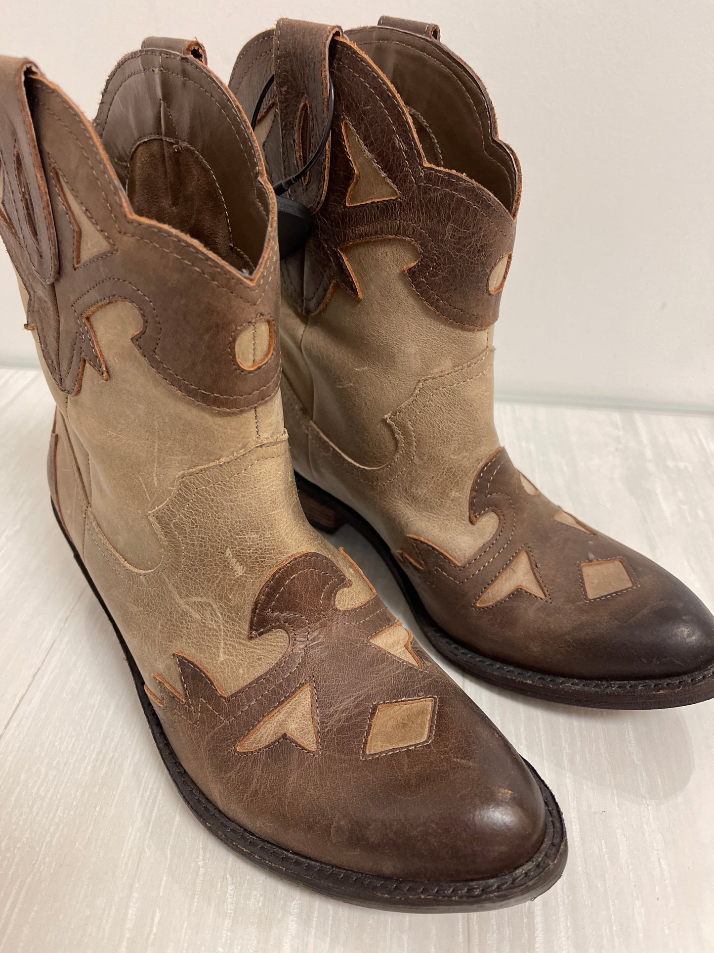 Boots Western By Reba In Brown, Size: 6.5