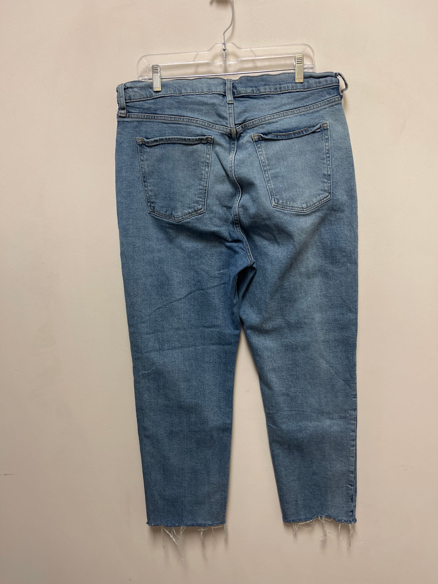 Jeans Straight By Old Navy In Blue Denim, Size: 16