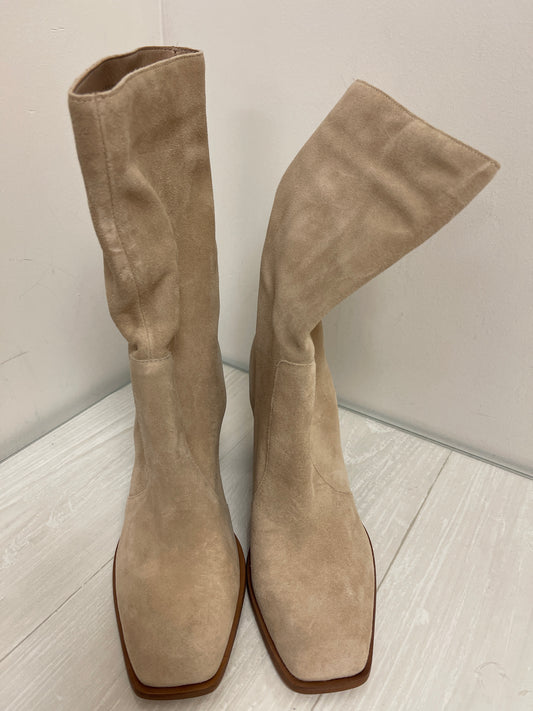 Boots Mid-calf Heels By Dolce Vita In Tan, Size: 8