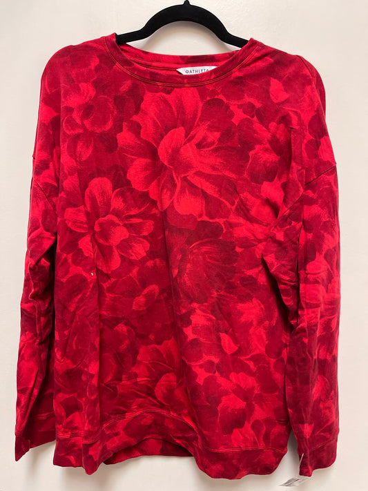 Sweater By Athleta In Red, Size: M